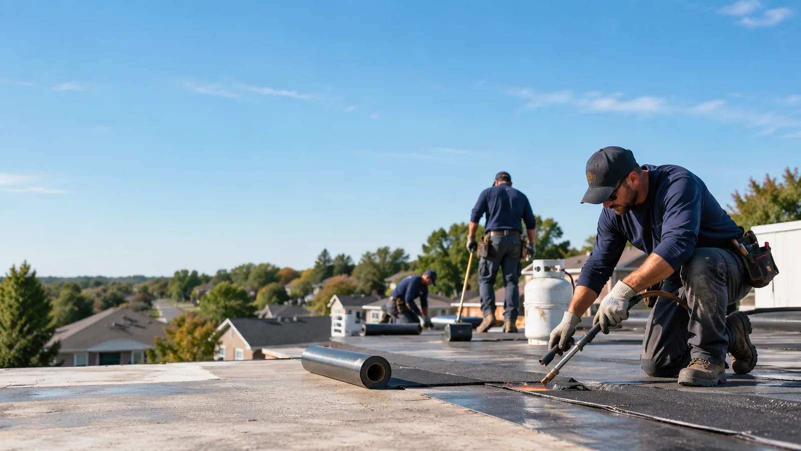 Flat Roof Leak Repair providers in Central, IN